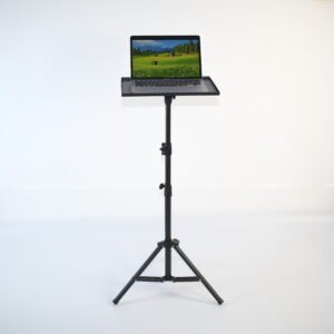 Adjustable Tripod Laptop Stand – Portable Ergonomic Workstation for Home, Office & Presentations